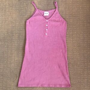 Rudy Jude Knit Tank Dress in Rust Pink
